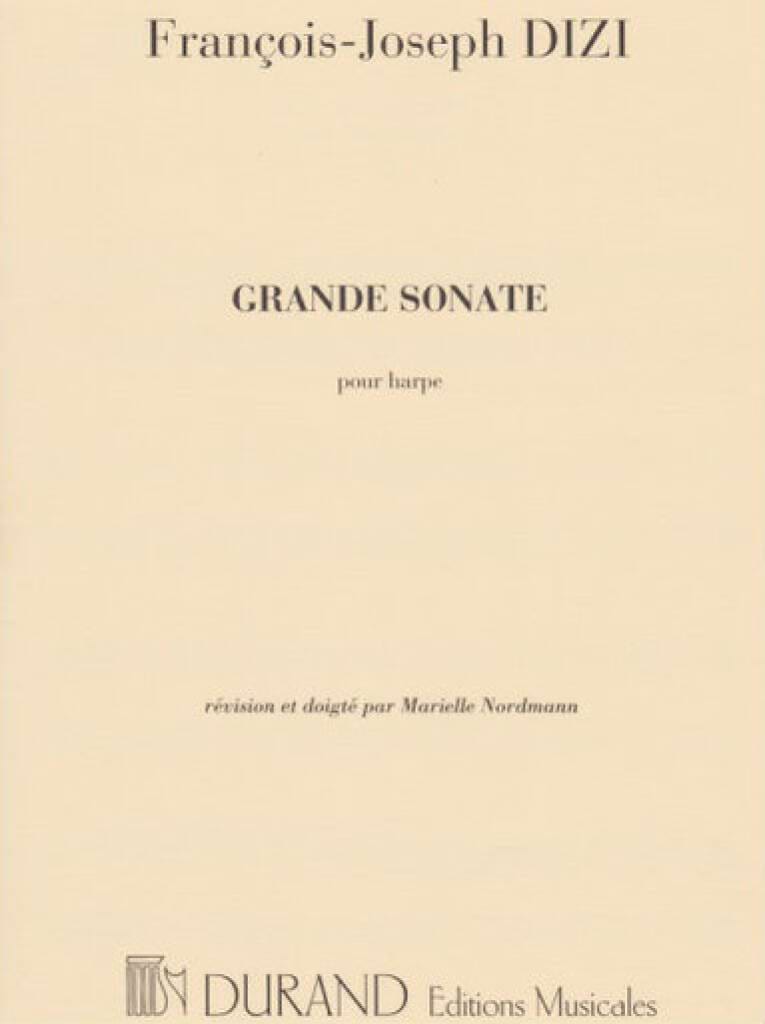 Grande Sonate - Harpe François-Joseph Dizi Partition Harpe