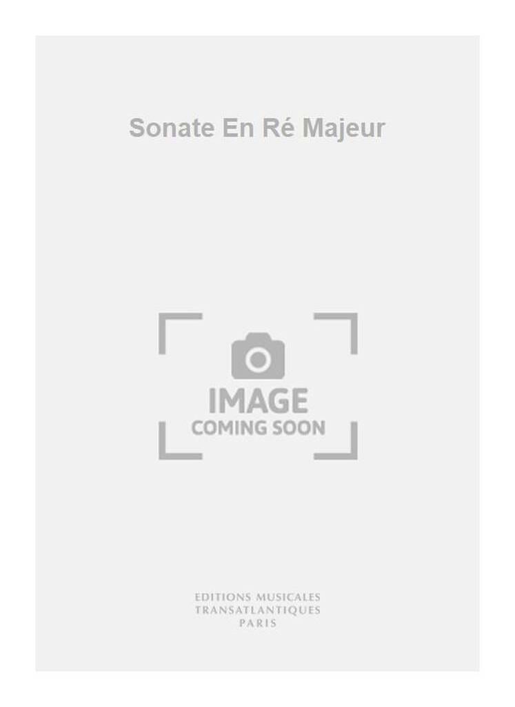 Sonate en ré majeur Silvius Leopold Weiss Partition