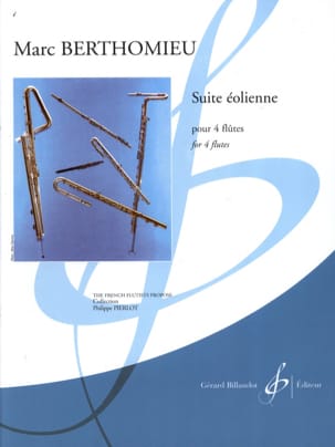 Suite éolienne - 4 Flûtes Marc Berthomieu Partition Flûte traversière
