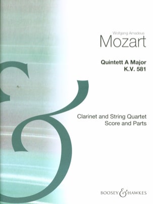 Quintette en la Majeur KV 581 - Score + parts - MOZART - Partition