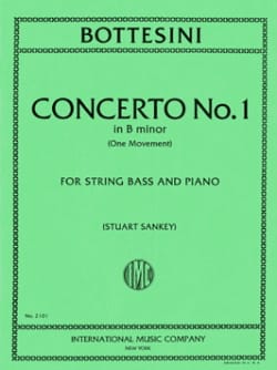 Concerto n°1 in B minor - String bass BOTTESINI Partition Contrebasse