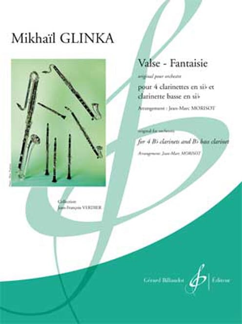 Valse - Fantaisie - 5 Clarinettes GLINKA Partition Clarinette