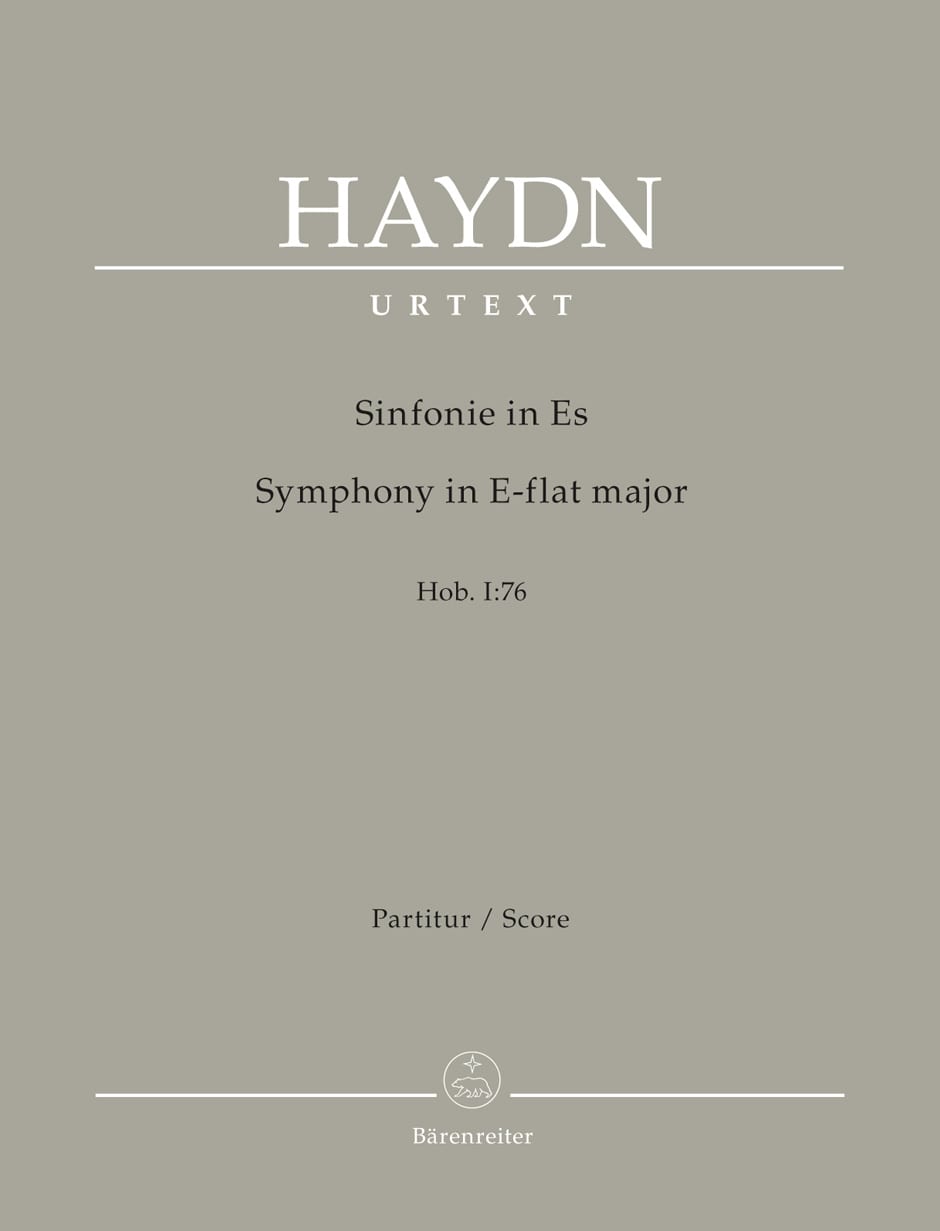 Symphonie N° 76 Joseph Haydn Partition Grand format
