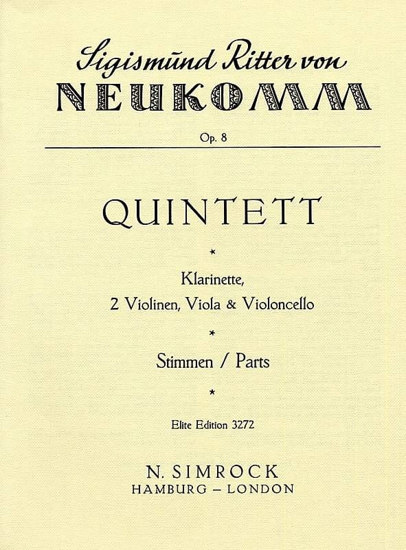Quintett op. 8 - Stimmen - Sigismund Ritter von Neukomm - Partition