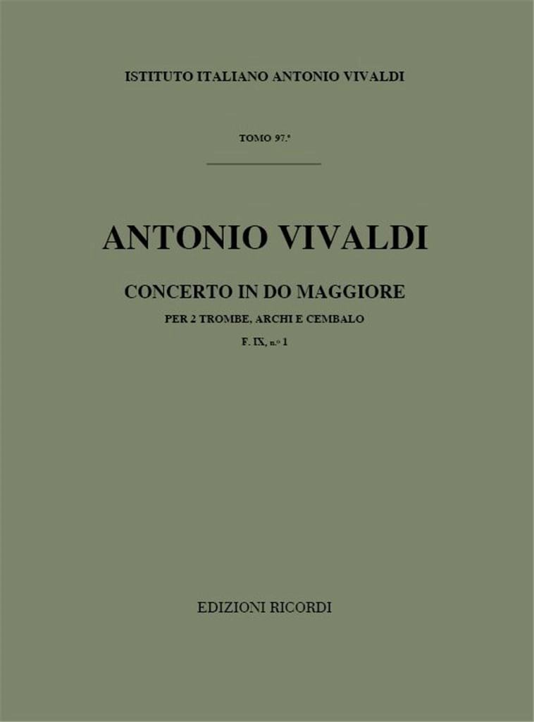 Concerto en Do Maj. - F. 9 n° 1 - Partitura - VIVALDI - Partition