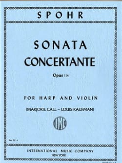 Sonata concertante op. 114 SPOHR Partition Duos