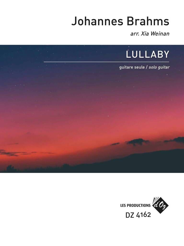 Lullaby BRAHMS Partition