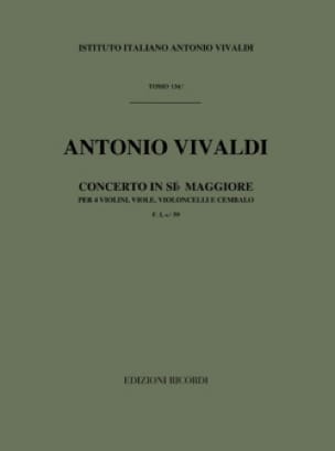 Concerto en Sib Maj. - F. 1 n° 59 - Partitura - VIVALDI - Partition