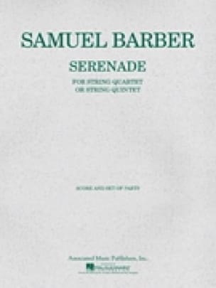 Sérénade - BARBER - Partition - Grand format