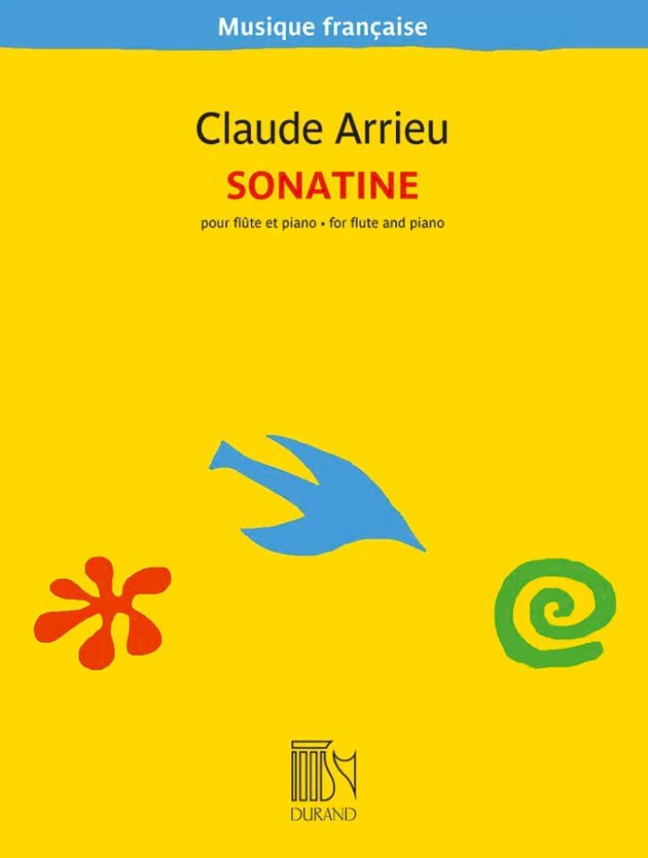 Sonatine - Flûte et piano - Claude Arrieu - Partition