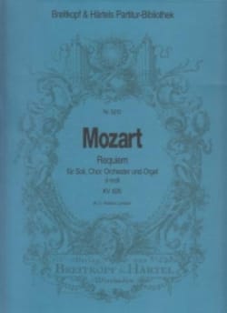 Requiem d-moll KV 626 - Partitur MOZART Partition Grand format