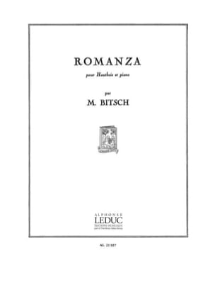 Romanza Marcel Bitsch Partition Hautbois