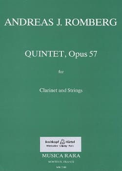 Quintet op. 57 - Clarinet Strings - Andreas J. Romberg - Partition
