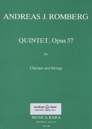 Quintet op. 57 - Clarinet Strings - Andreas J. Romberg - Partition