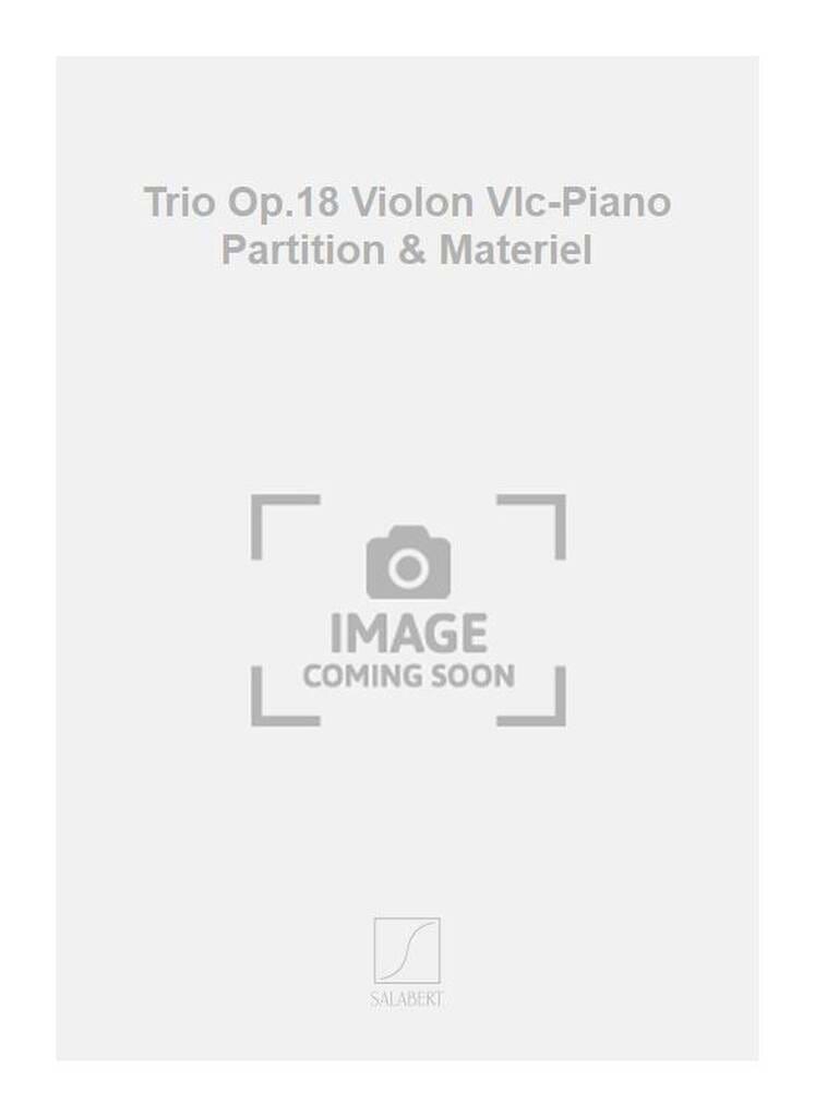 Trio op. 18 Albéric Magnard Partition Trios