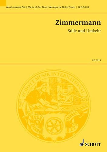 Stille und Umkehr 1970 - Bernd Alois Zimmermann - Partition