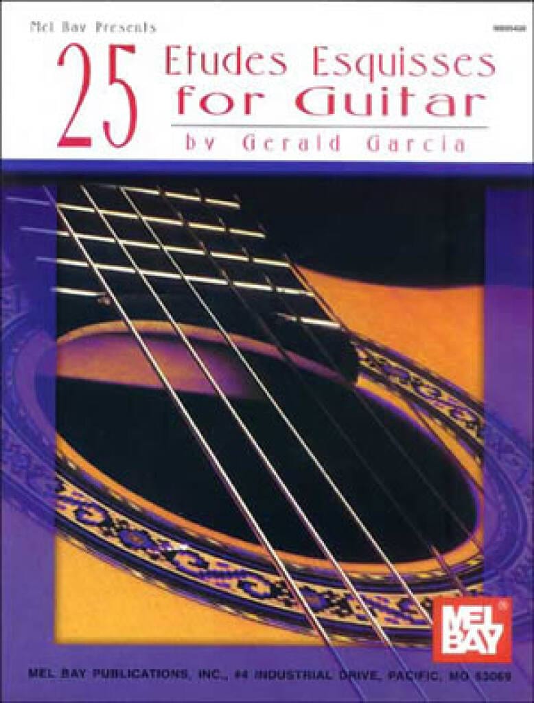 25 Etudes Esquisses For Guitar - Gerald Garcia - Partition
