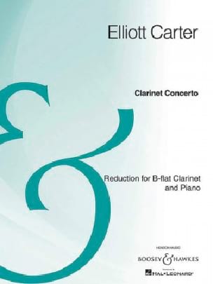 Clarinet Concerto Elliott Carter Partition Clarinette