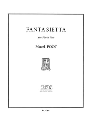 Fantasietta Marcel Poot Partition Flûte traversière