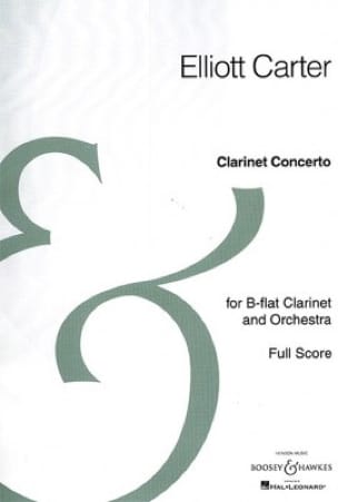 Concerto pour Clarinette Elliott Carter Partition Grand format