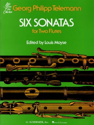 6 Sonatas - 2 Flutes TELEMANN Partition Flûte traversière