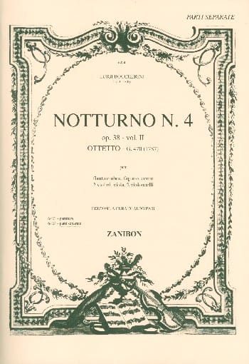 Notturno N° 4 BOCCHERINI Partition