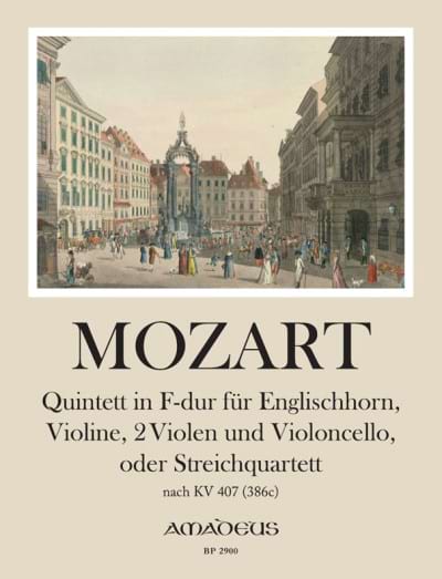 Quintette en Fa Majeur MOZART Partition Quintettes