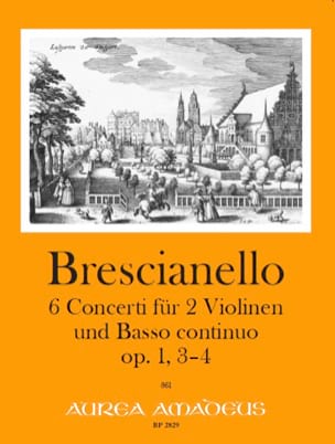 Concerti opus 1, n° 3-4 Giuseppe Antonio Brescianello Partition Trios