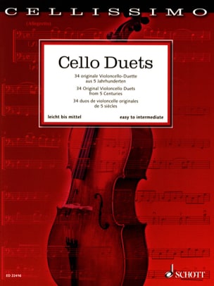 Cello Duets Partition Violoncelle