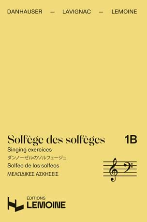 Volume 1B - S/A - Solfège des Solfèges - Albert Lavignac - Partition