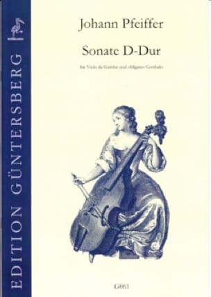 Sonate D-Dur für Viola da Gamba - Johann Pfeiffer - Partition