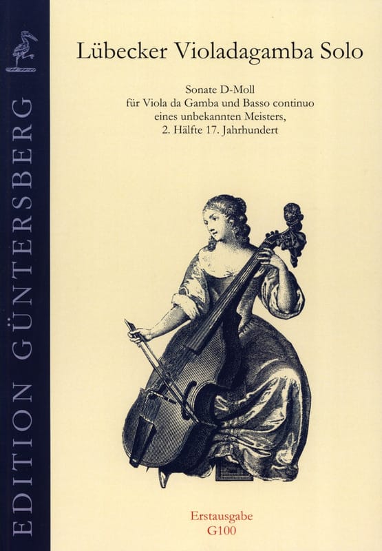 Sonate d-moll für Viola da Gamba Partition Viole de gambe