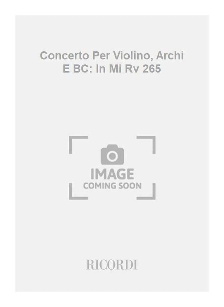 Concerto en Mi Maj. - F. 1 n° 179 - Partitura - VIVALDI - Partition
