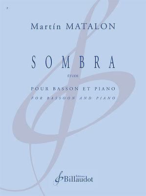 Sombra - Martin Matalon - Partition - Basson