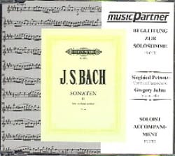 Sonates Pour Flûte Volume 2 - CD Accompagnement BACH Partition