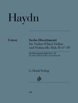 Six divertimenti HAYDN Partition Trios