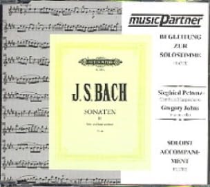 Sonates Pour Flûte Volume 2 - CD Accompagnement - BACH - Partition