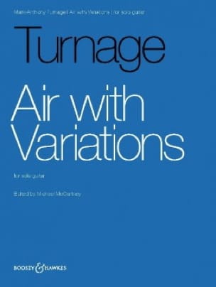 Air with Variations Mark-Anthony Turnage Partition Guitare