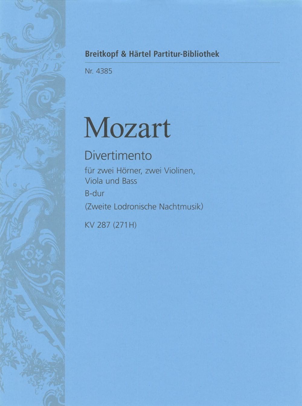 Divertimento in Bb major K. 287 MOZART Partition