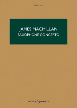 Saxophone Concerto James MacMillan Partition Grand format