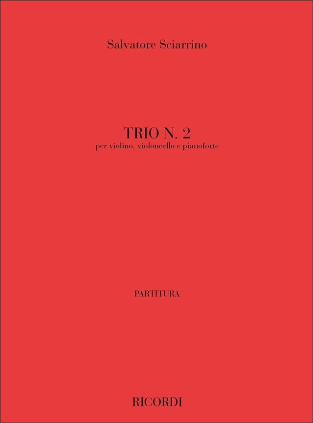 Trio N° 2 Salvatore Sciarrino Partition