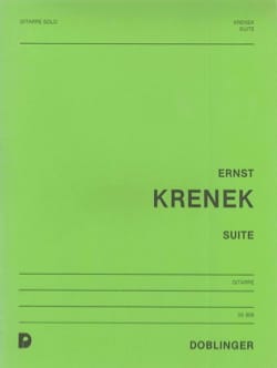 Suite -guitare solo Ernst Krenek Partition Guitare