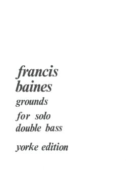 Grounds Francis Baines Partition Contrebasse