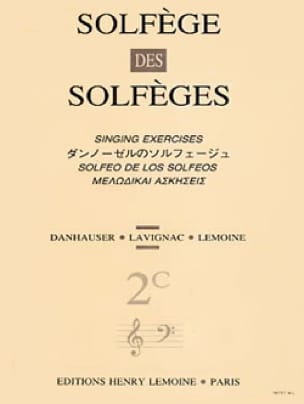 Volume 2c - S/A - Solfège des Solfèges Lavignac Partition Solfèges