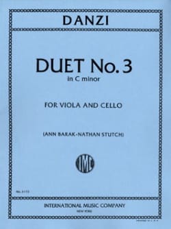 Duo n° 3 in C minor Franz Danzi Partition Duos