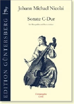 Sonate C-Dur - 3 Bassgamben und BC Johann Michael Nicolaï Partition