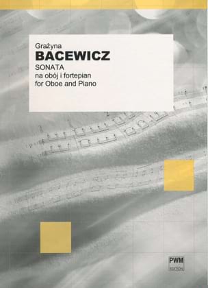 Sonate - Hautbois Grazyna Bacewicz Partition Hautbois