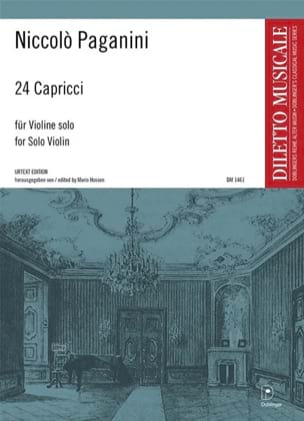 24 Capricci PAGANINI Partition Violon