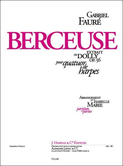 Berceuse Extr. De Dolly Op.56 - FAURÉ - Partition
