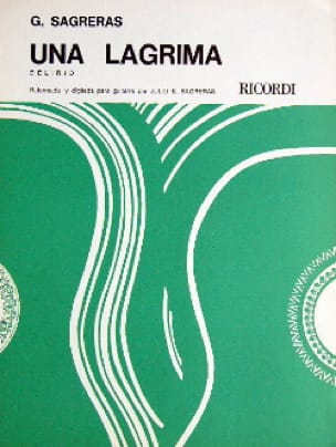 Una lagrima Gaspar Sagreras Partition Guitare